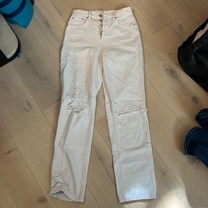 white pacsun jeans